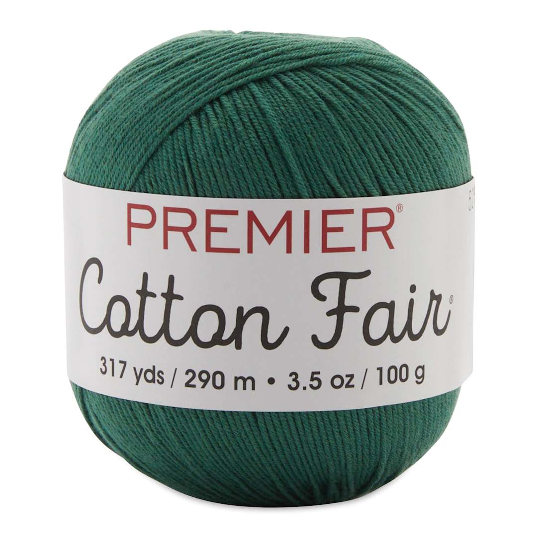 Open in modal - Premier Yarn Cotton Fair Yarn - Juniper Green