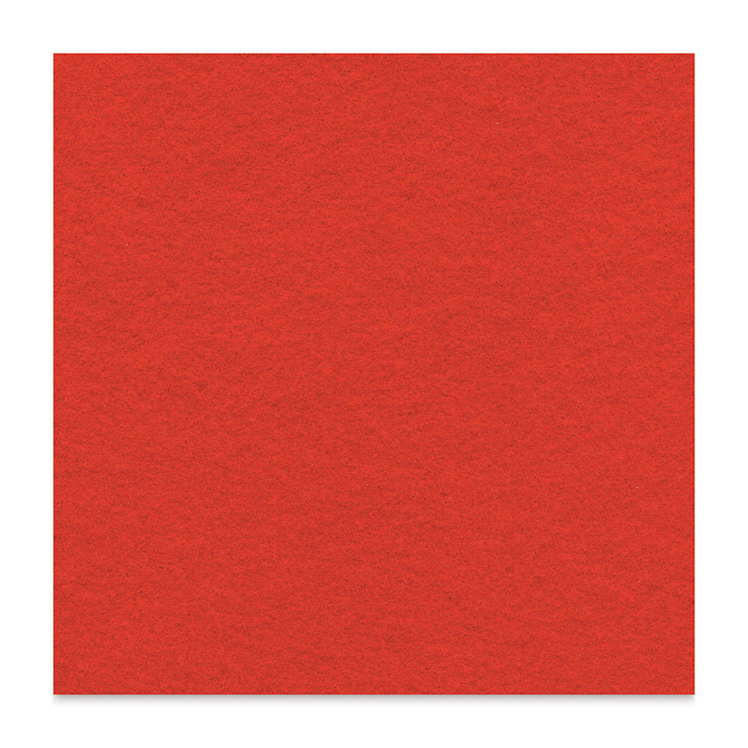 Open in modal - Kunin Classic Felt Sheet - Red, 9" x 12"