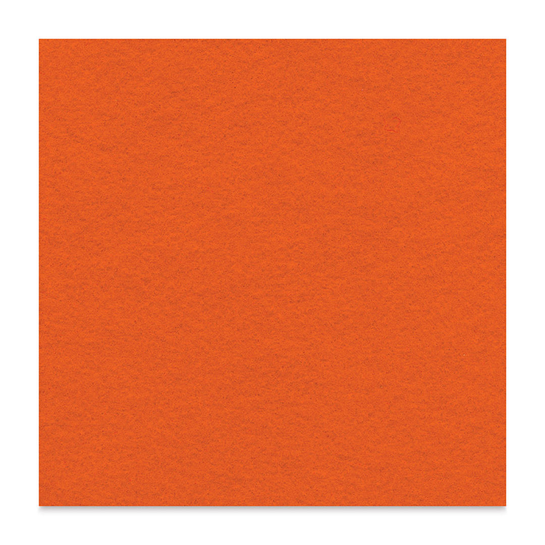 Open in modal - Kunin Classic Felt Sheet - Orange, 9" x 12"