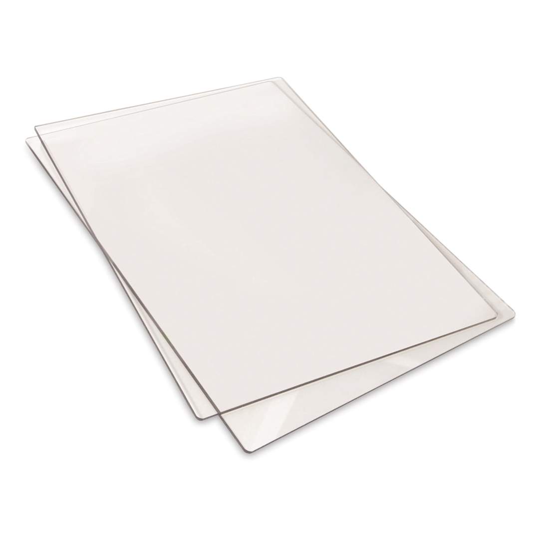 Open in modal - Sizzix Cutting Pads - Angled view of set of 2 14 1/4" x 12 1/4" pads