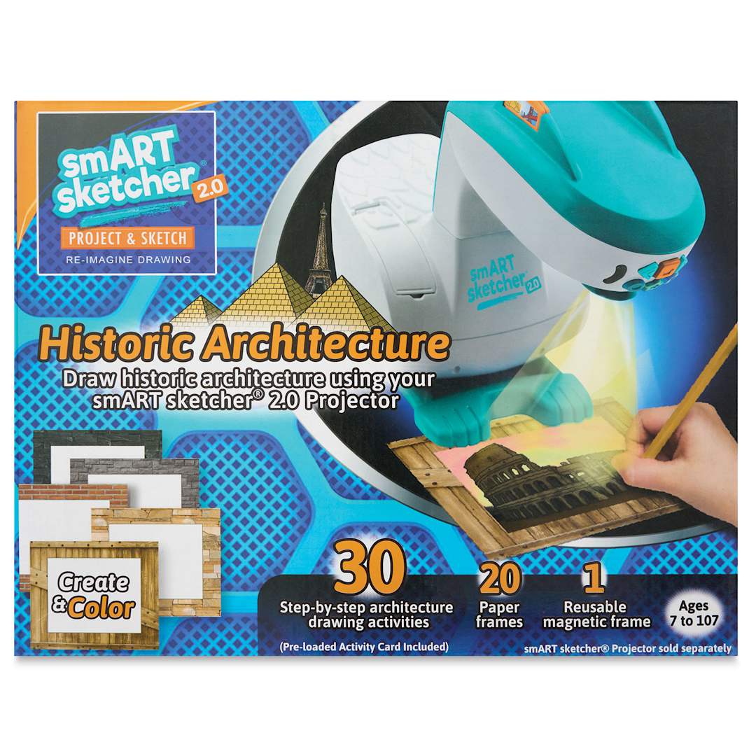 Open in modal - Flycatcher smART Sketcher Historic Architecture Set, front of the packaging. 