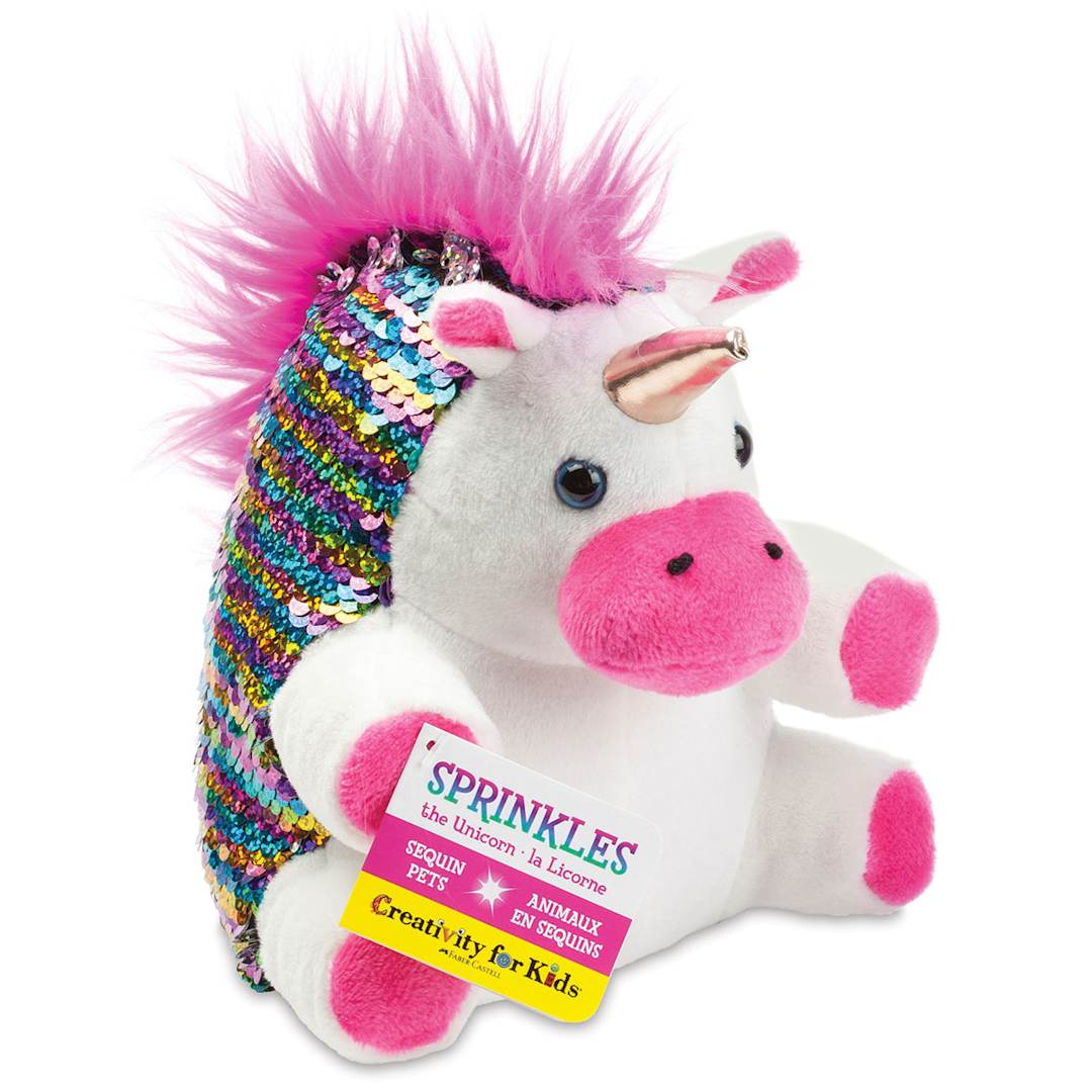 Open in modal - Creativity for Kids Sequin Pets - Unicorn upright
