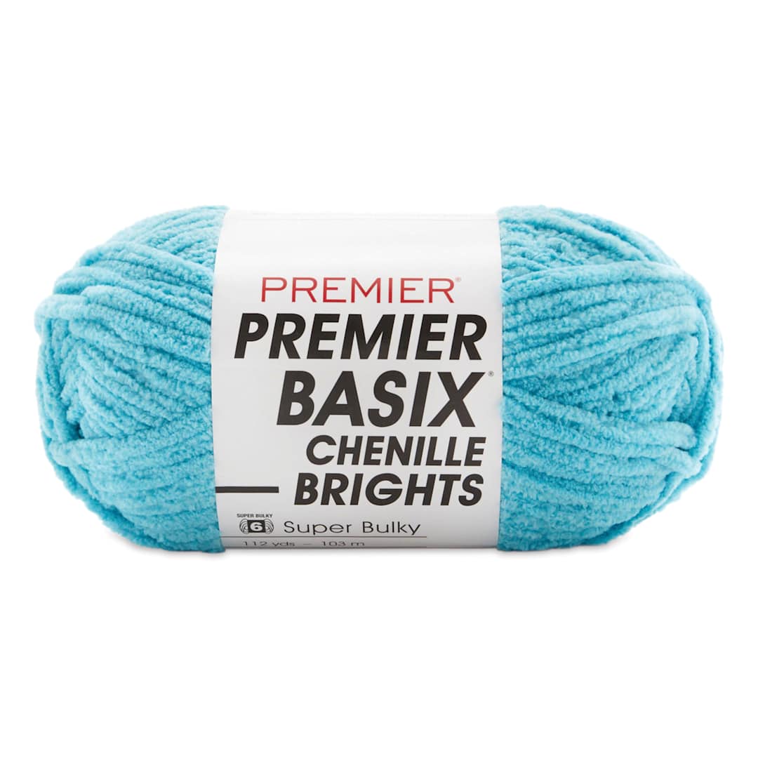 Open in modal - Premier Yarn Basix Chenille Brights Yarn - Seaside