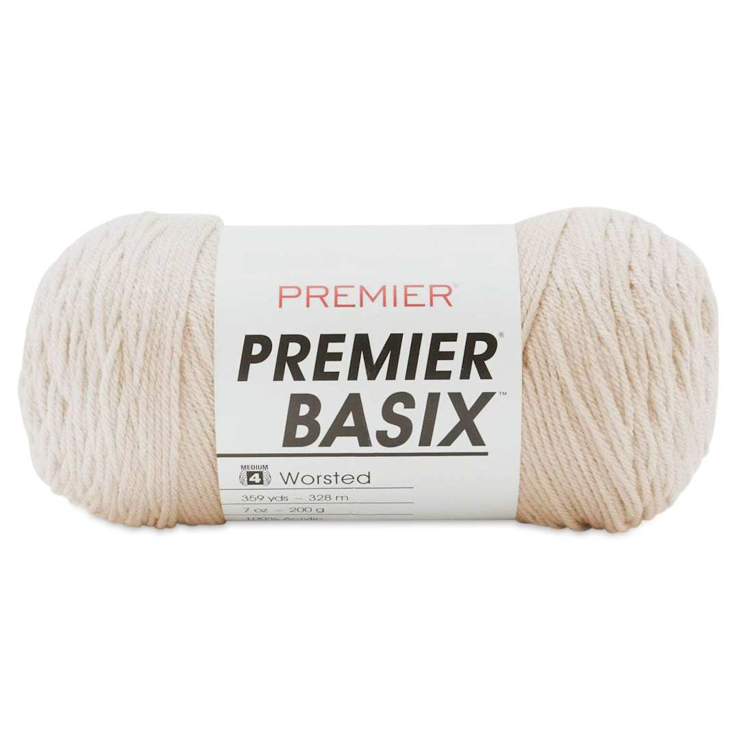 Open in modal - Premier Yarn Basix Worsted Yarn - Linen