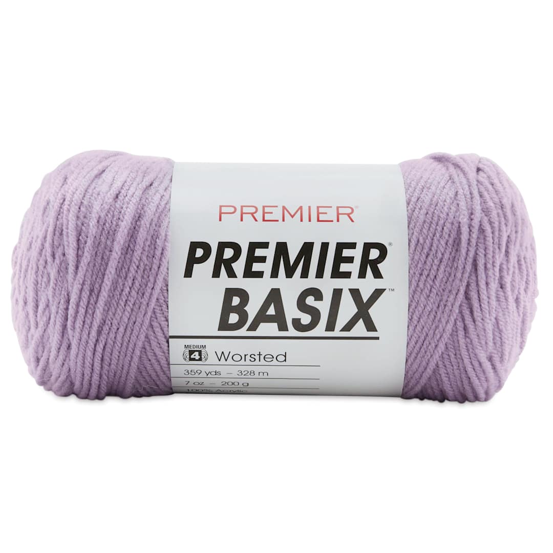 Open in modal - Premier Yarn Basix Worsted Yarn - Thistle
