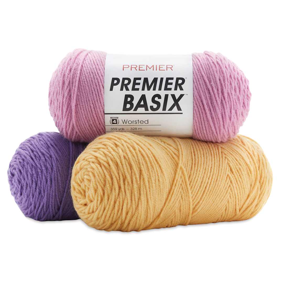 Open in modal - Premier Yarn Basix Worsted Yarn