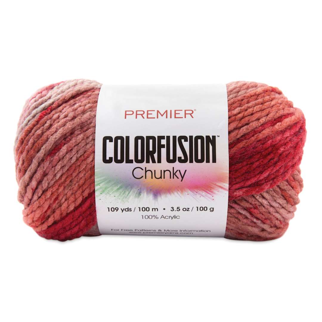 Open in modal - Premier Yarn Colorfusion Chunky Yarn - Vintage, 109 yards