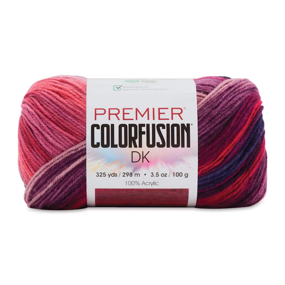 Open in modal - Premier Yarn Colorfusion DK Yarn - Flirtatious, 325 yards