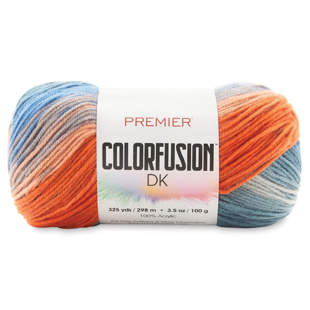 Open in modal - Premier Yarn Colorfusion DK Yarn - Wildflower, 325 yards