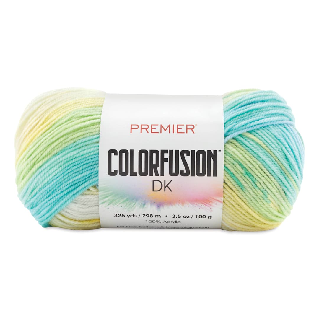 Open in modal - Premier Yarn Colorfusion DK Yarn - Springtime, 325 yards