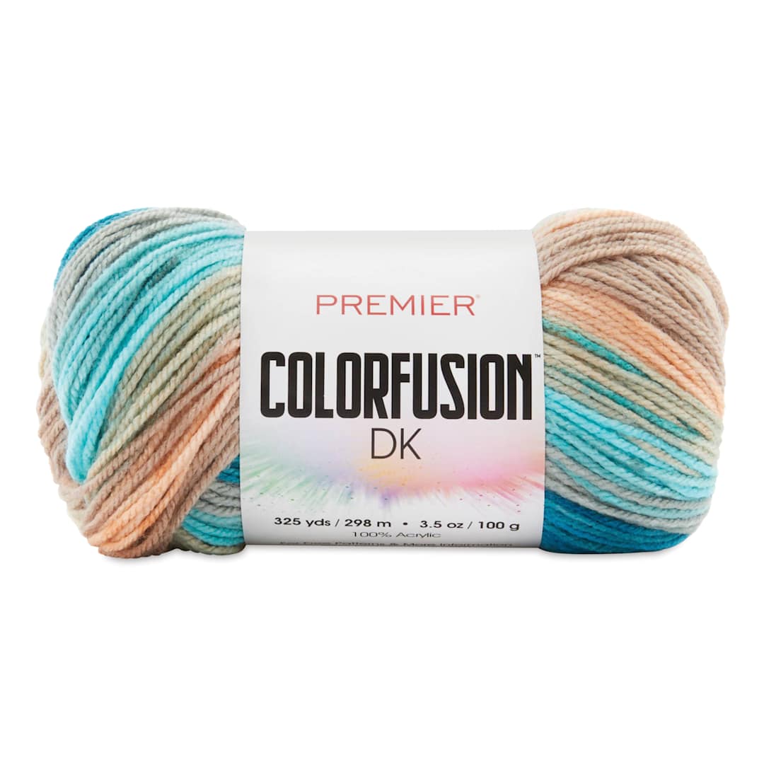 Open in modal - Premier Yarn Colorfusion DK Yarn - Maui, 325 yards