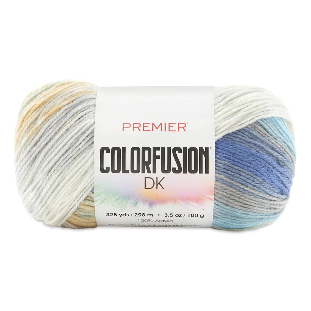 Open in modal - Premier Yarn Colorfusion DK Yarn - Seaside, 325 yards