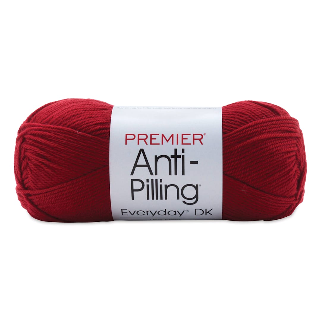 Open in modal - Premier Yarn Anti-Pilling Everyday DK Yarn - Cherry, 273 yards