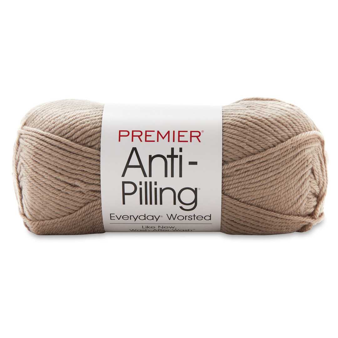 Open in modal - Premier Yarn Anti-Pilling Everyday Worsted Yarn - Chinchilla, 180 yards