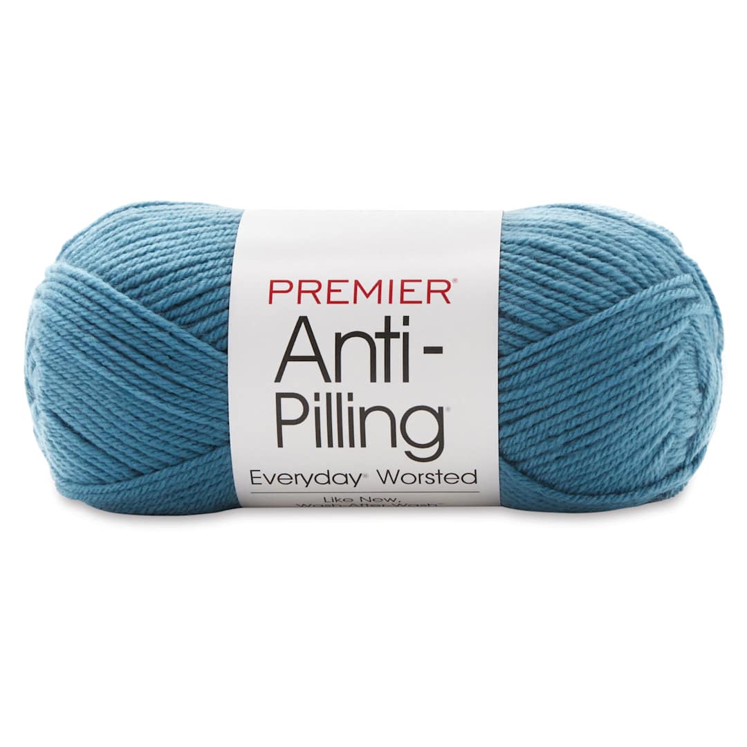 Open in modal - Premier Yarn Anti-Pilling Everyday Worsted Yarn - Lake, 180 yards