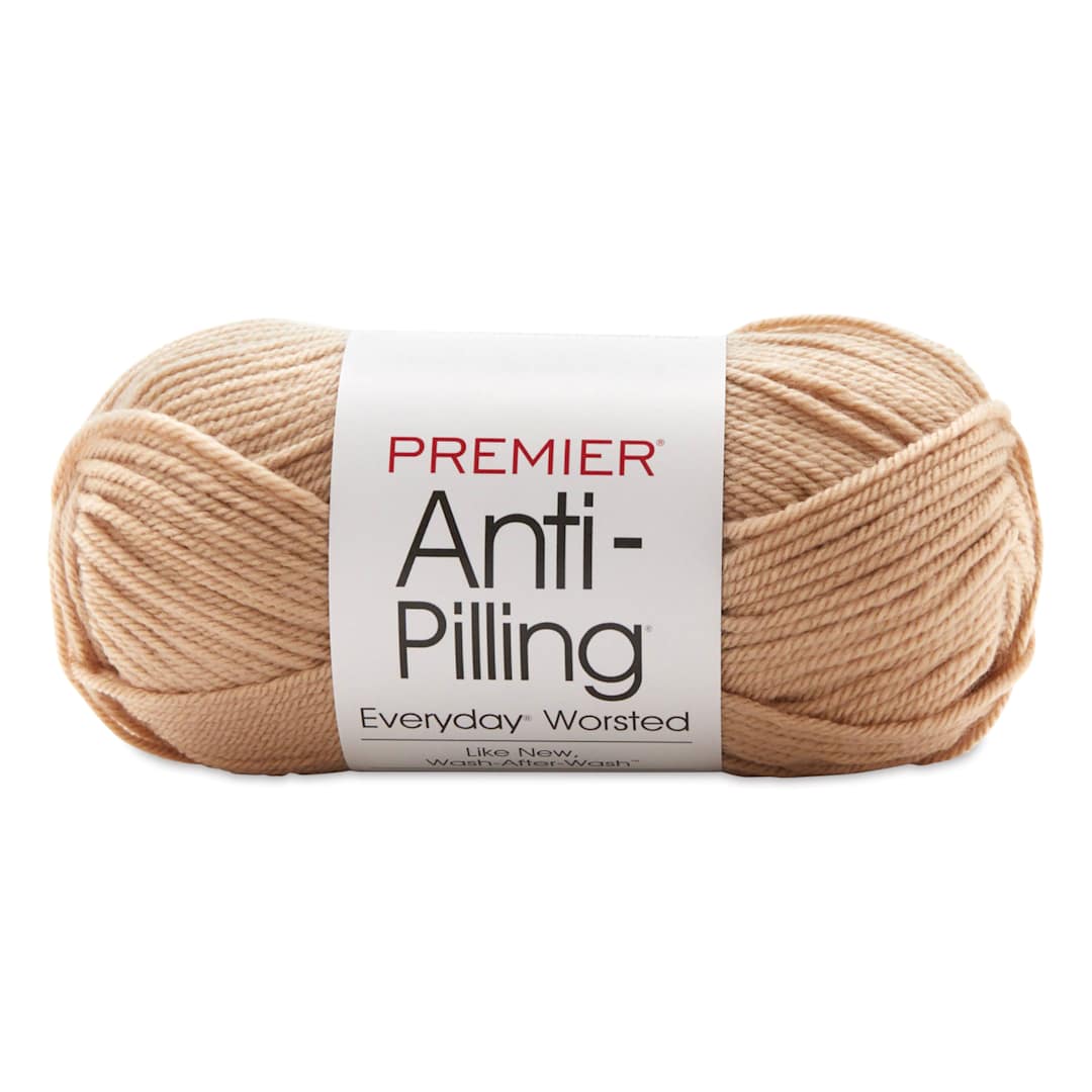 Open in modal - Premier Yarn Anti-Pilling Everyday Worsted Yarn - Cappucino, 180 yards