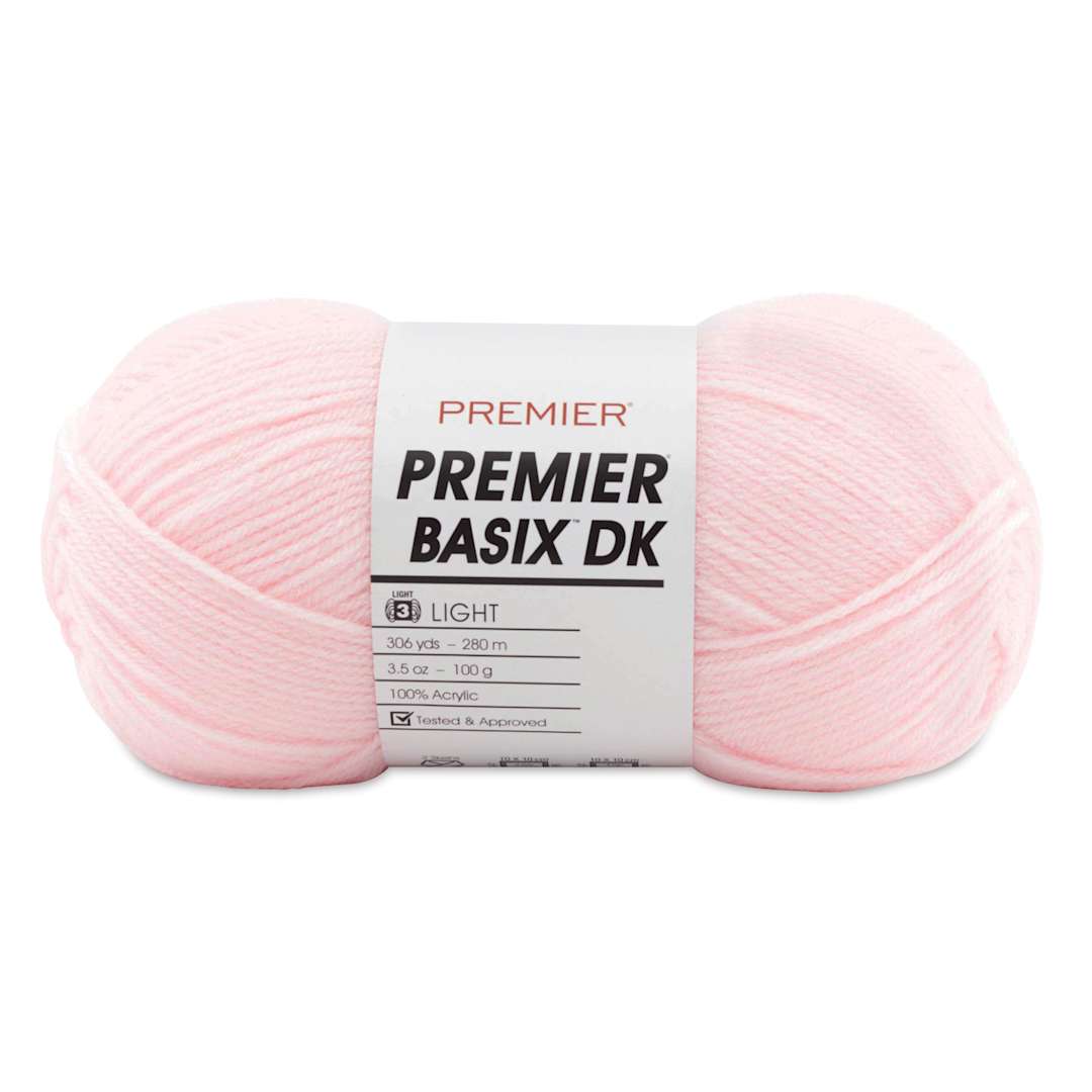 Open in modal - Premier Yarn Basix DK Yarn - Ballet Pink, 306 yards