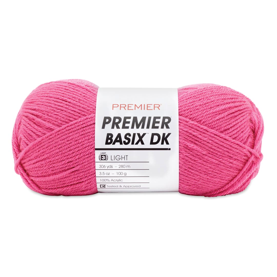 Open in modal - Premier Yarn Basix DK Yarn - Petal Pink, 306 yards
