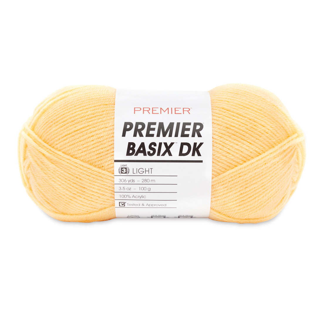 Open in modal - Premier Yarn Basix DK Yarn - Daffodil, 306 yards