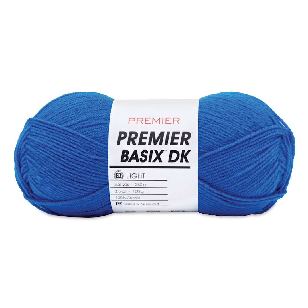 Open in modal - Premier Yarn Basix DK Yarn - Royal Blue, 306 yards