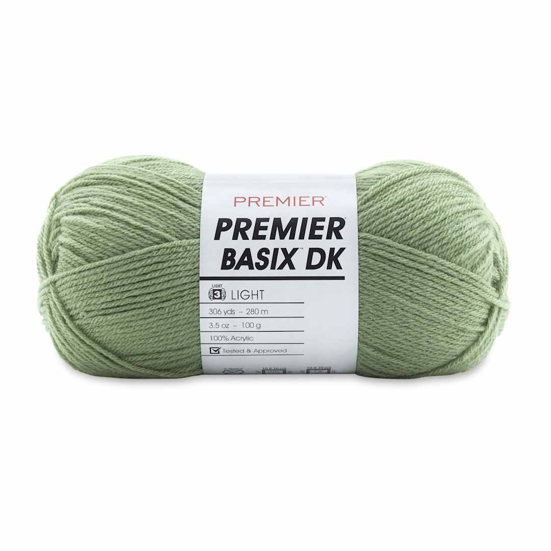Open in modal - Premier Yarn Basix DK Yarn - Celery, 306 yards