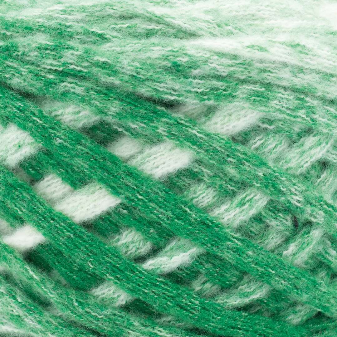 Open in modal - Lion Brand Cover Story Chainette Yarn - Kelly Green close-up