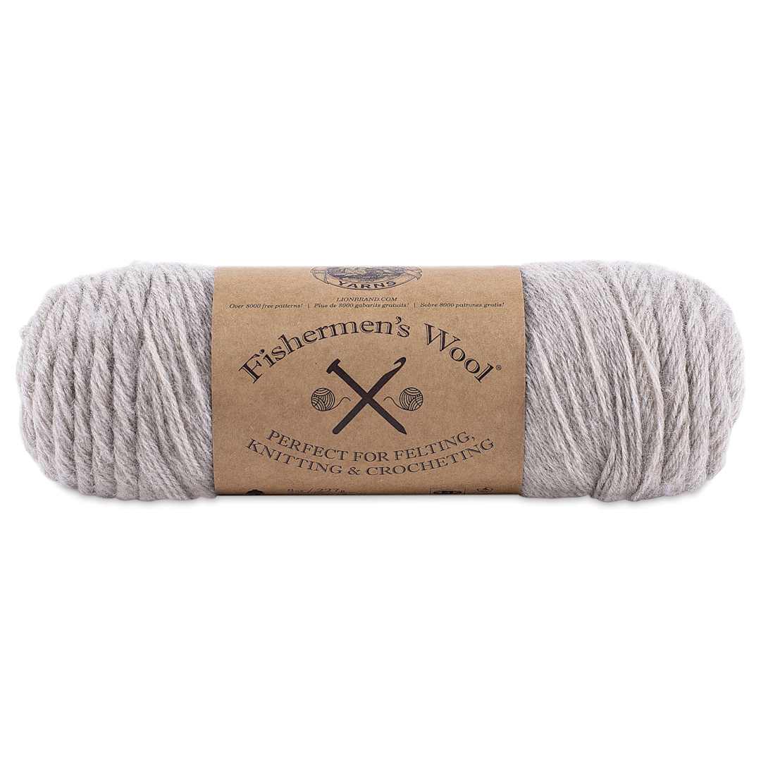 Open in modal - Lion Brand Fishermen's Wool Yarn - Oatmeal, 465 yds