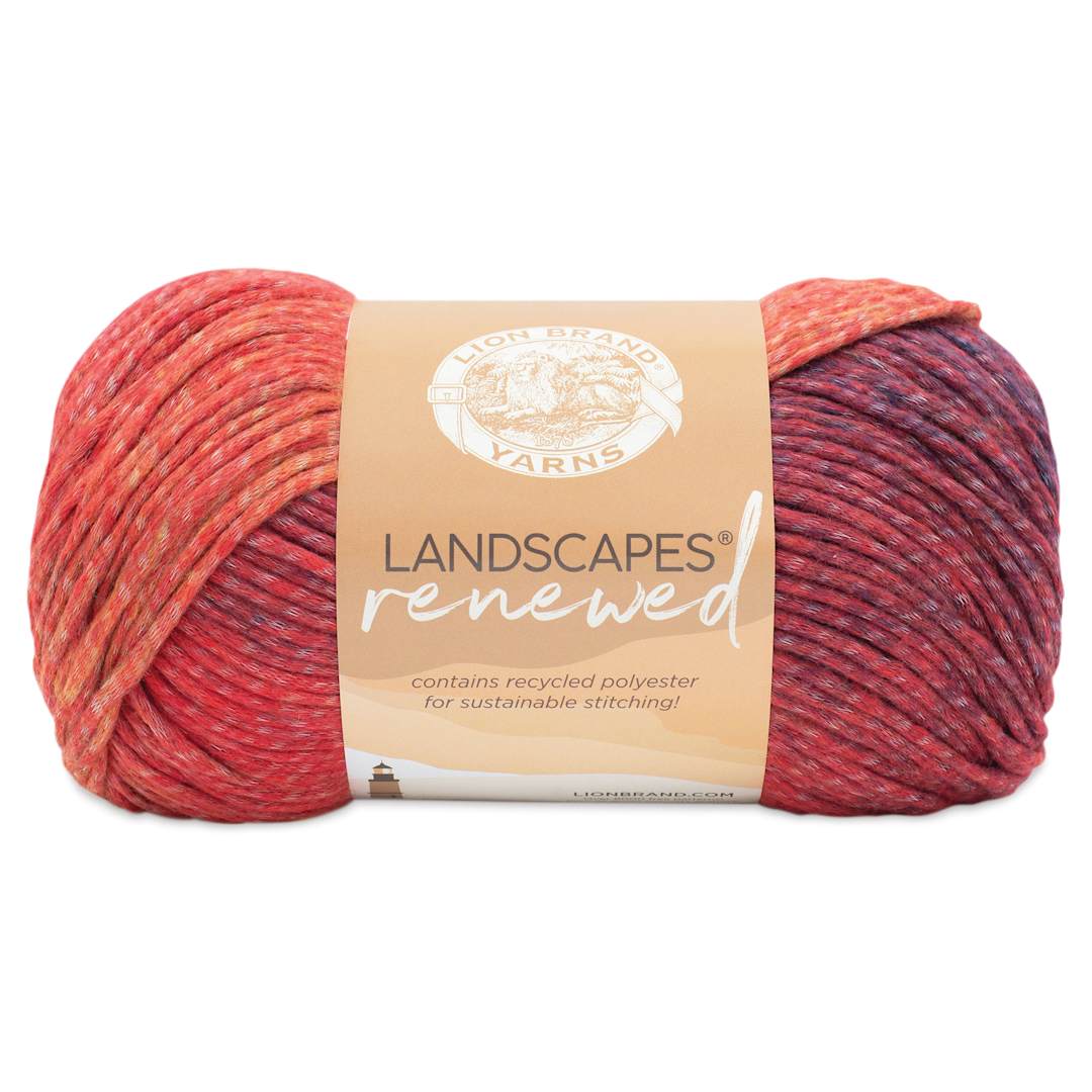 Open in modal - Lion Brand Landscapes Renewed Yarn - Fiesta
