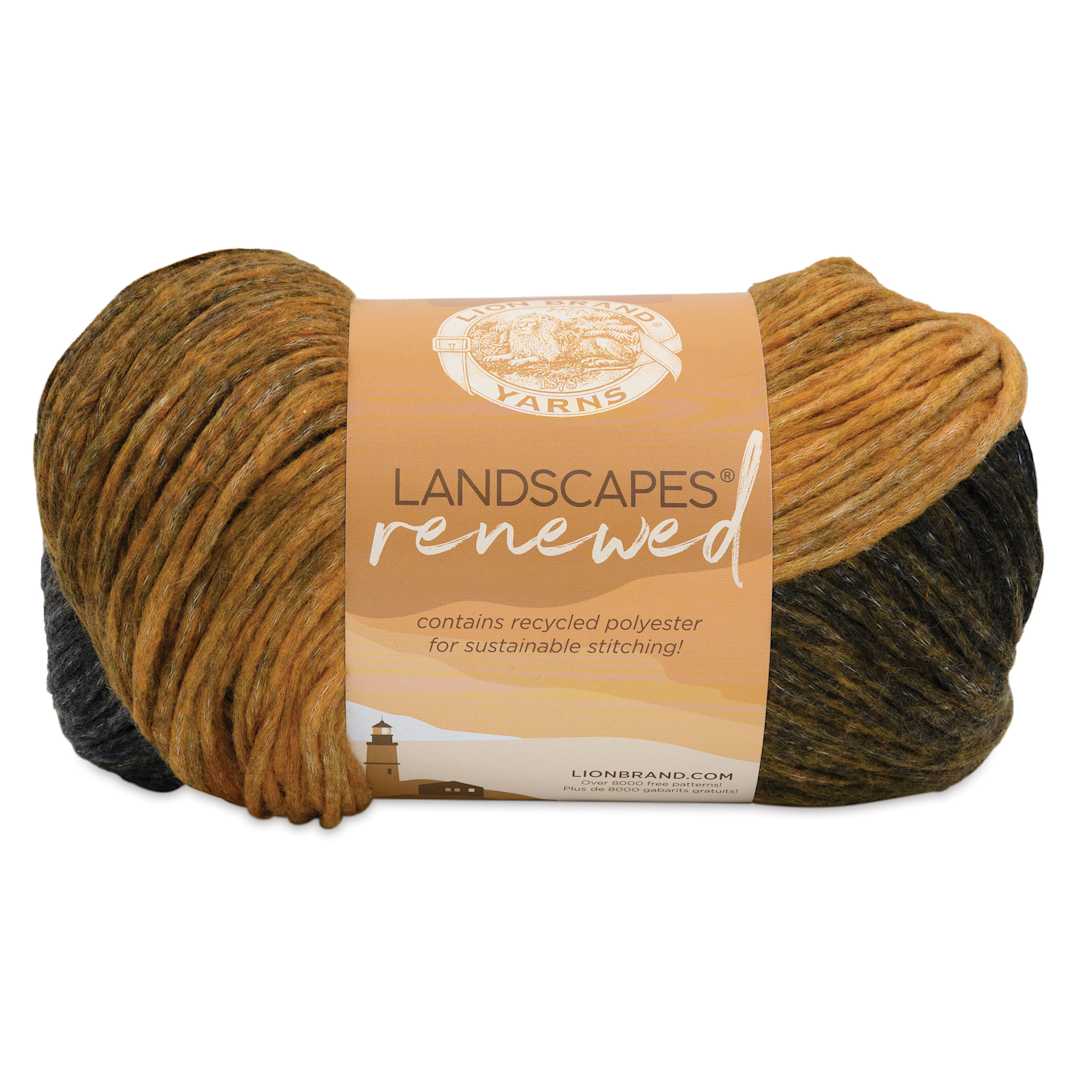 Open in modal - Lion Brand Landscapes Renewed Yarn - Tiger's Eye