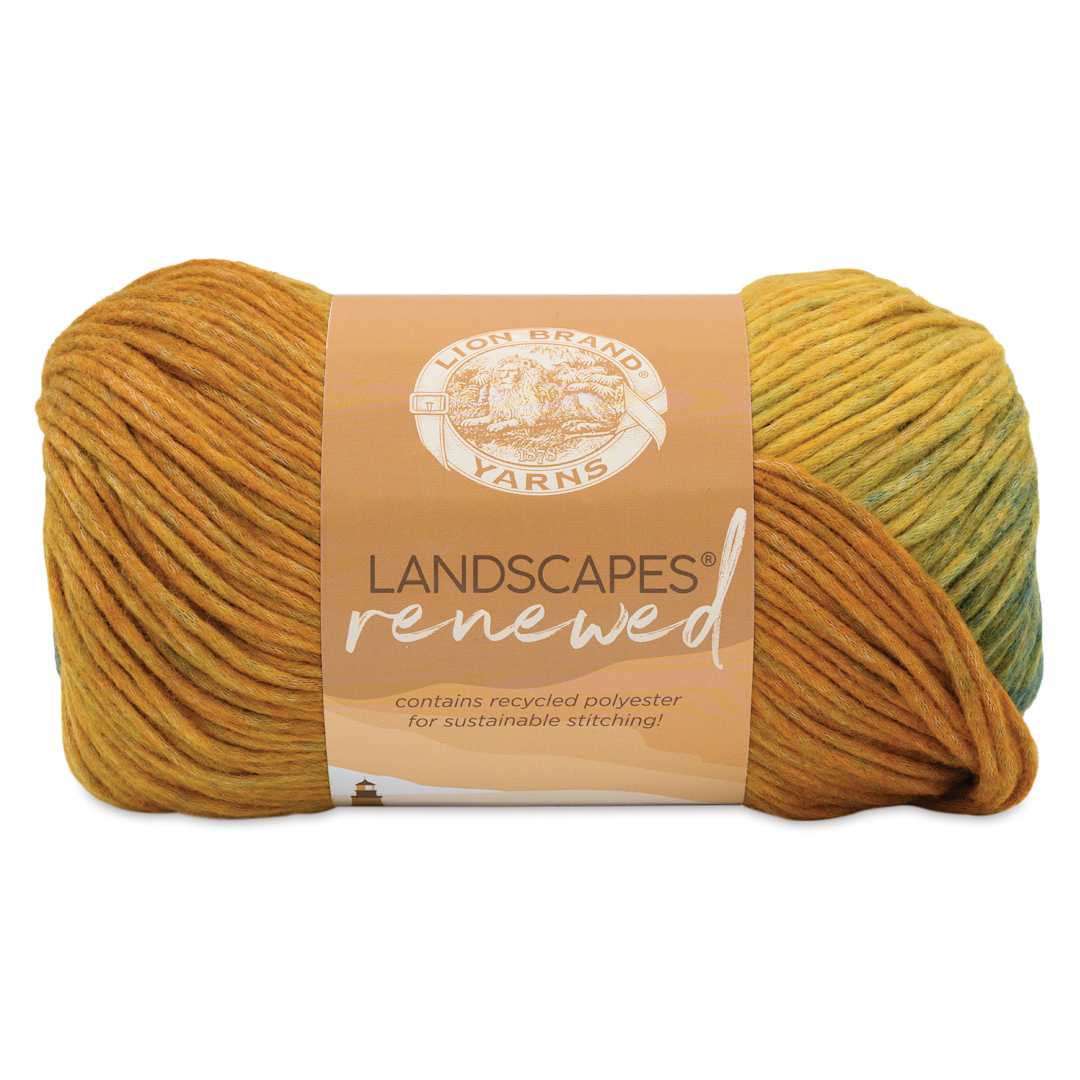 Open in modal - Lion Brand Landscapes Renewed Yarn - Scarab