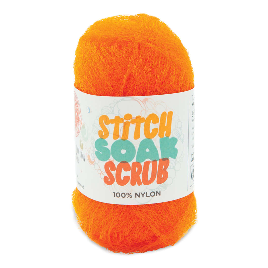 Open in modal - Lion Brand Stitch Soak Scrub Yarn - Autumn Maple, 92 yds