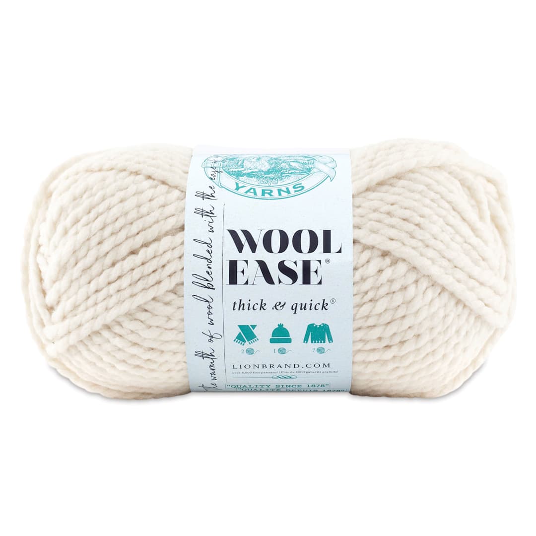 Open in modal - Lion Brand Wool Ease Thick & Quick Yarn - Fisherman, 106 yds