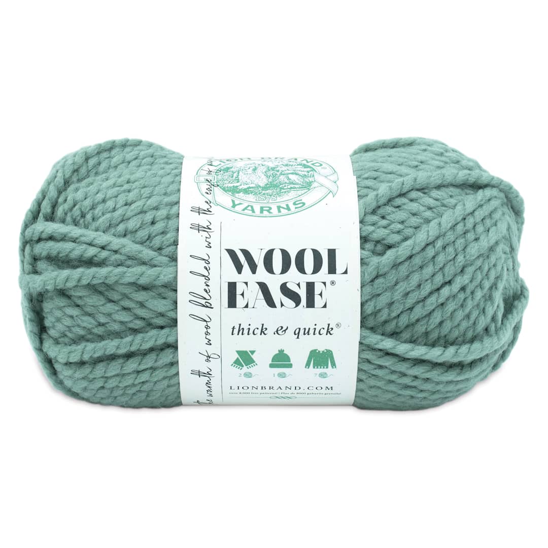 Open in modal - Lion Brand Wool Ease Thick & Quick Yarn - Succulent, 106 yds
