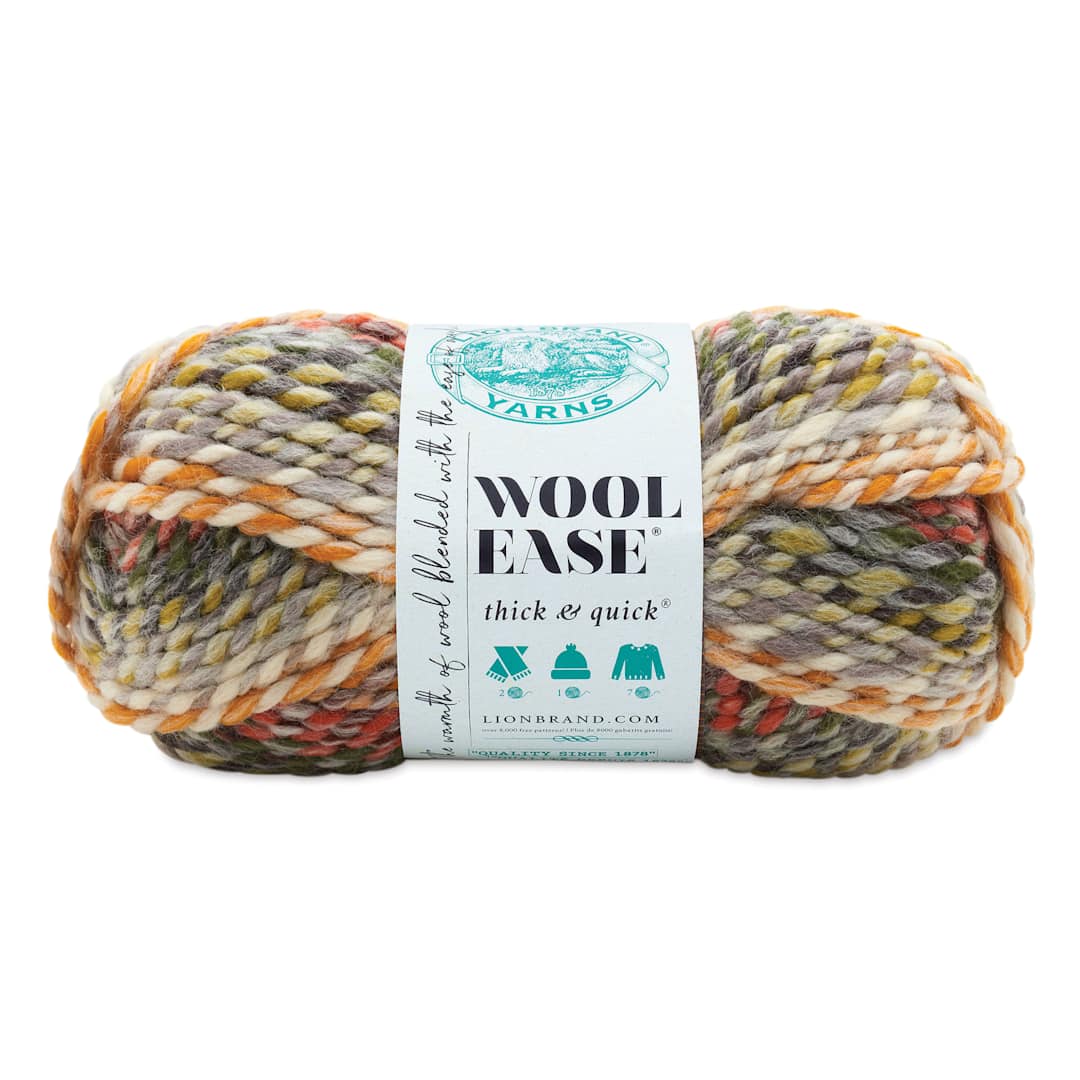 Open in modal - Lion Brand Wool Ease Thick & Quick Yarn - Coney Island, 106 yds