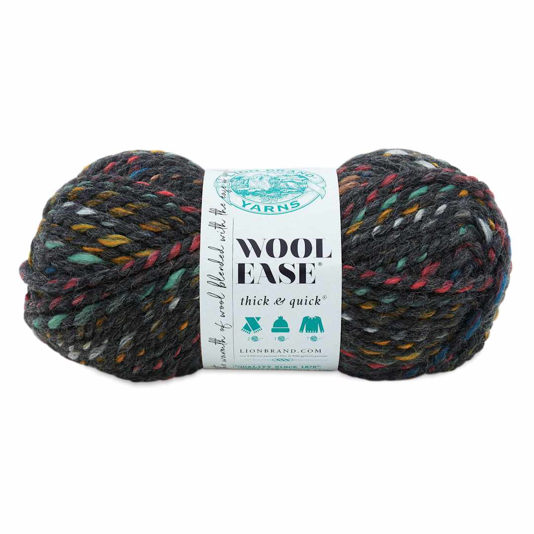 Open in modal - Lion Brand Wool Ease Thick & Quick Yarn - Bedrock, 87 yds