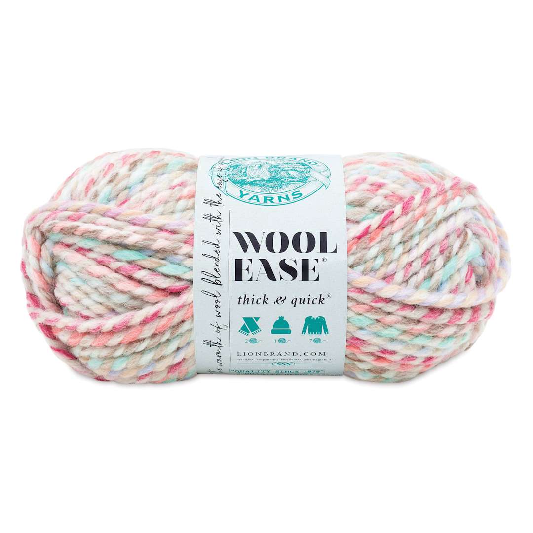 Open in modal - Lion Brand Wool Ease Thick & Quick Yarn - Carousel, 87 yds