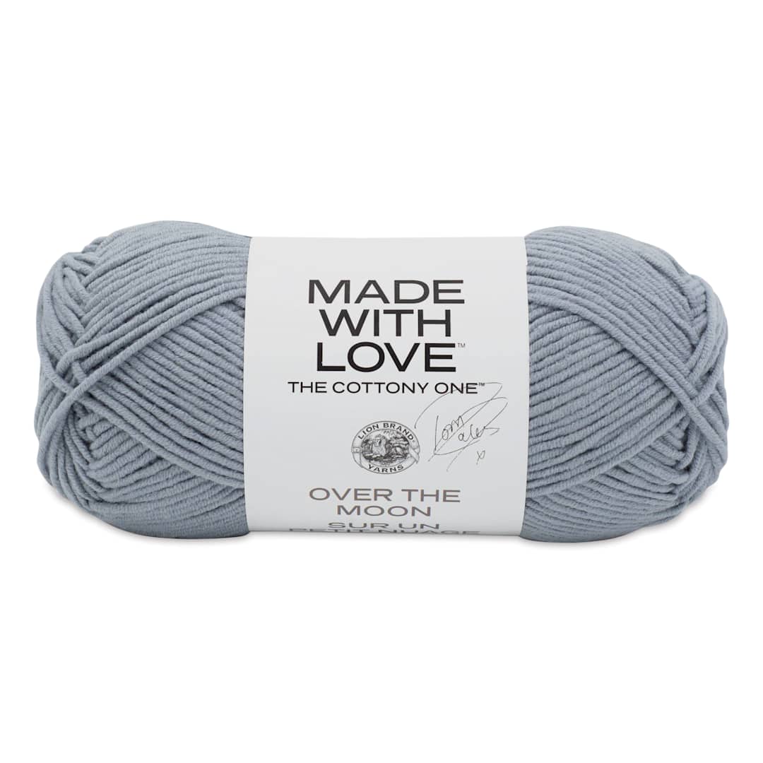 Open in modal - Lion Brand Made With Love The Cottony One Yarn - Over the Moon, 185 yds