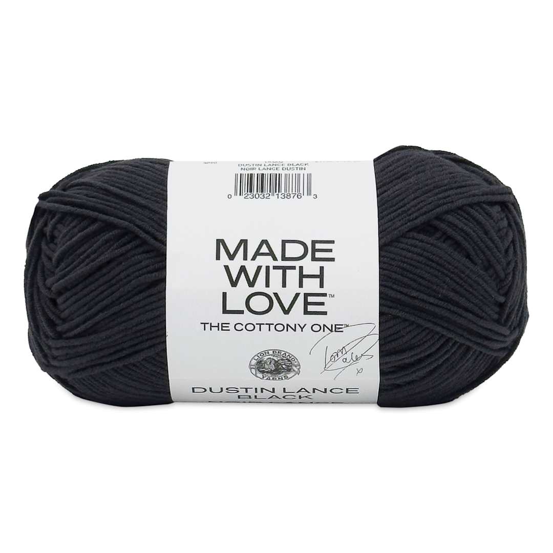Open in modal - Lion Brand Made With Love The Cottony One Yarn - Dustin Lance Black, 185 yds