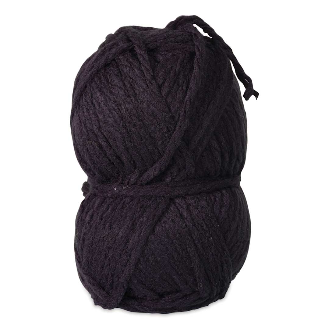 Open in modal - Pepperell Jumbo Roving 3-Ply Craft Yarn - 8 oz, 150 yds, Black