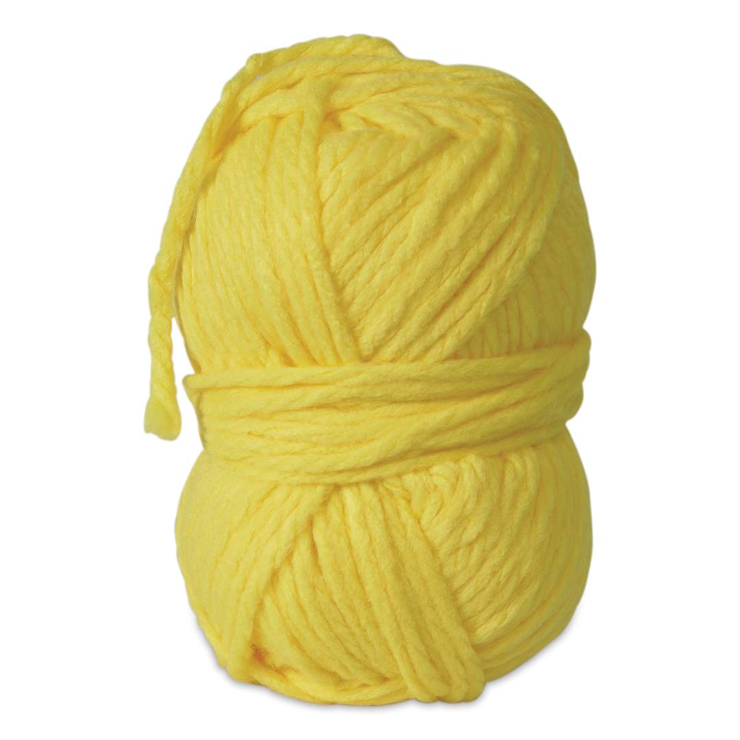 Open in modal - Pepperell Jumbo Roving 3-Ply Craft Yarn - 8 oz, 150 yds, Yellow