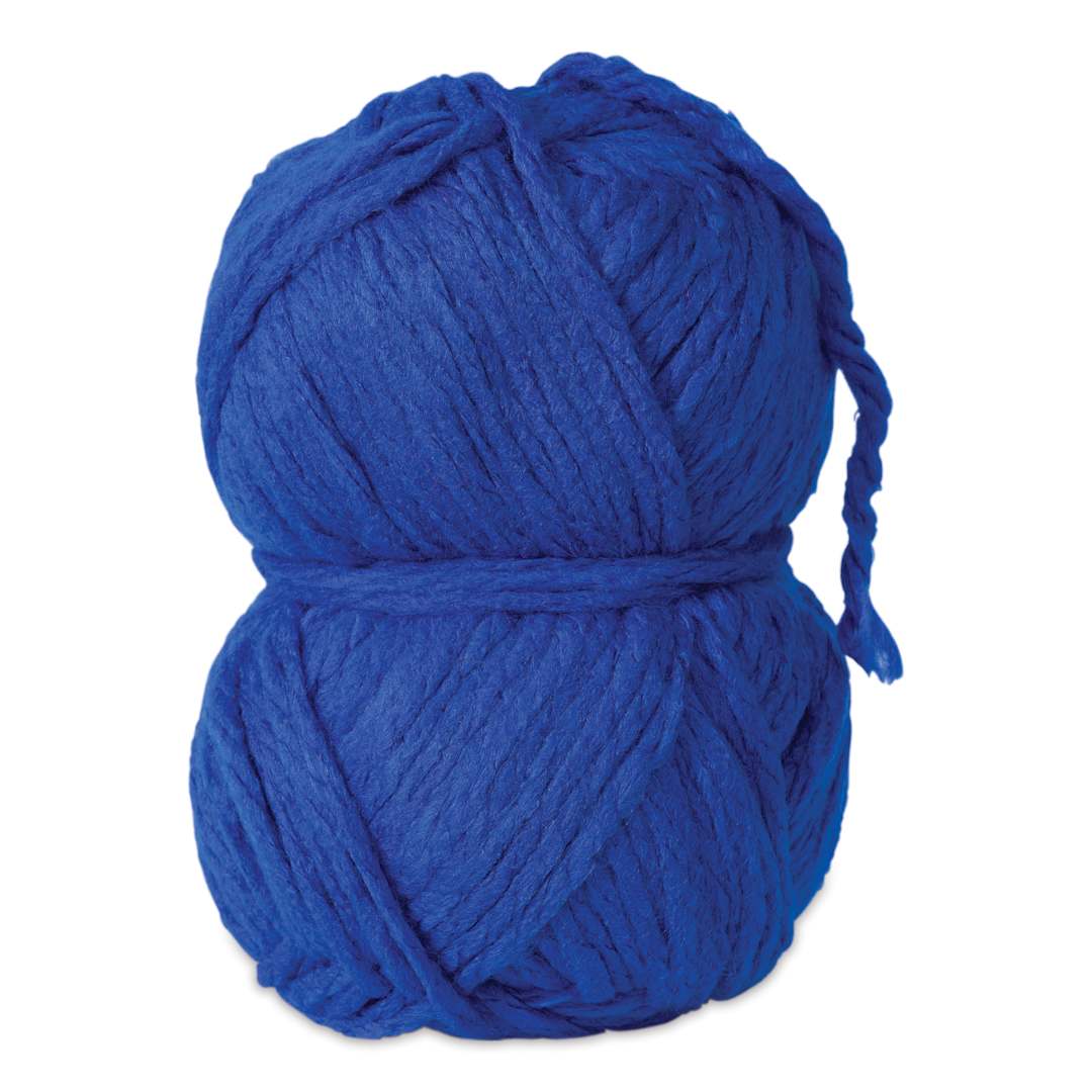 Open in modal - Pepperell Jumbo Roving 3-Ply Craft Yarn - 8 oz, 150 yds, Royal Blue
