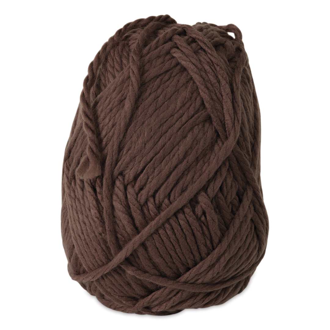 Open in modal - Pepperell Jumbo Roving 3-Ply Craft Yarn - 8 oz, 150 yds, Brown