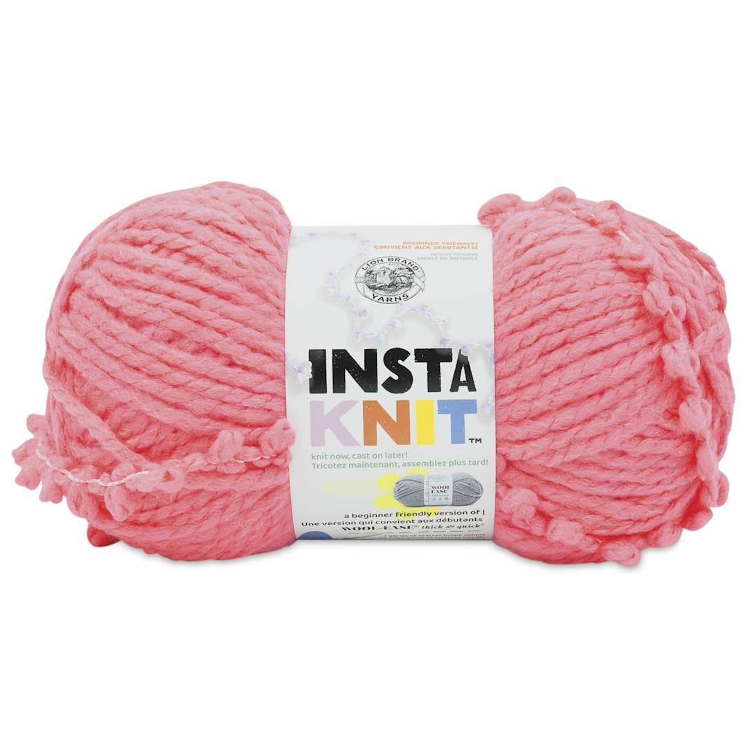 Open in modal - Lion Brand Yarn InstaKnit Yarn - Hot to Trot, 122 yds