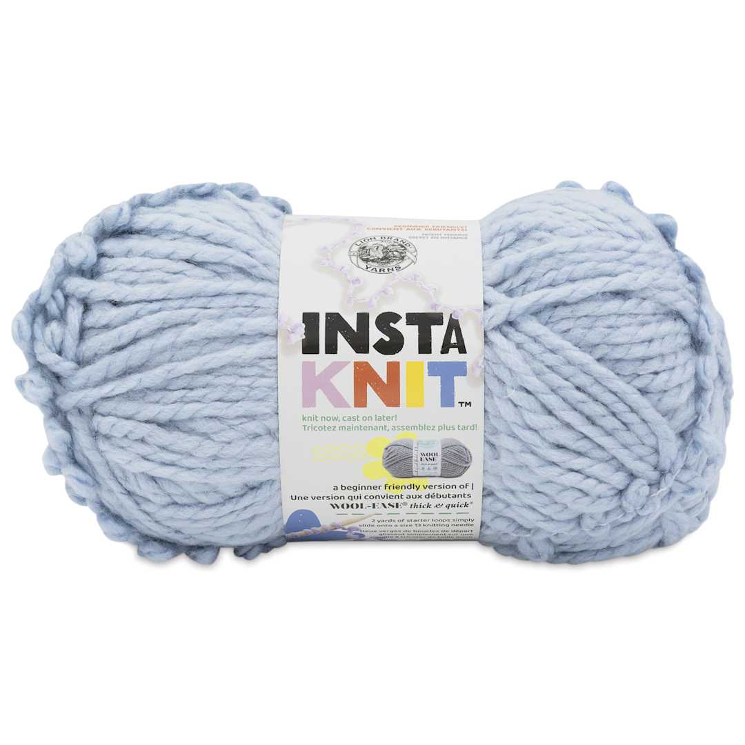 Open in modal - Lion Brand Yarn InstaKnit Yarn - Sky's the Limit, 122 yds