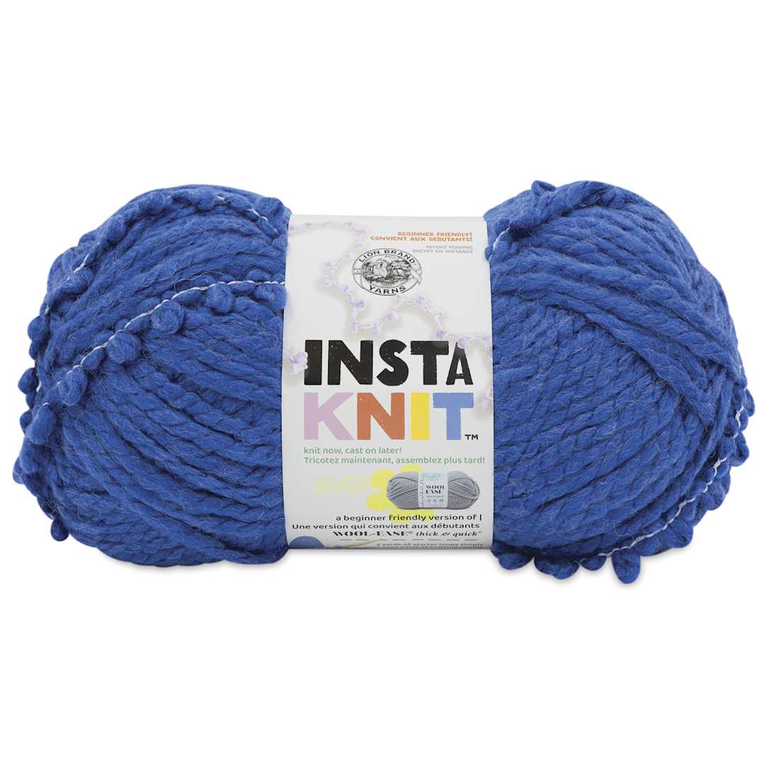 Open in modal - Lion Brand Yarn InstaKnit Yarn - Goody Blue Shoes, 122 yds
