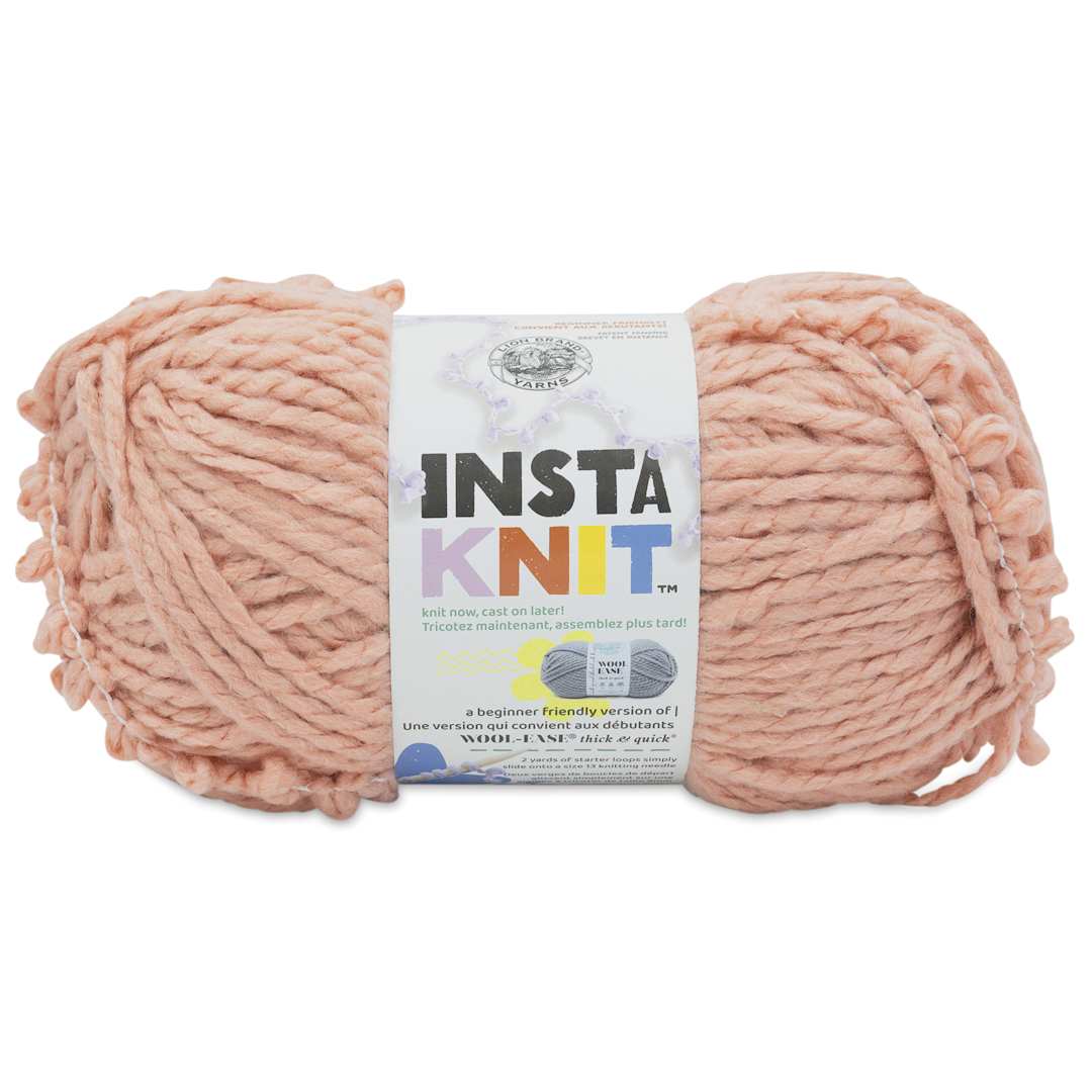Open in modal - Lion Brand Yarn InstaKnit Yarn - Me and the Giant Peach, 122 yds