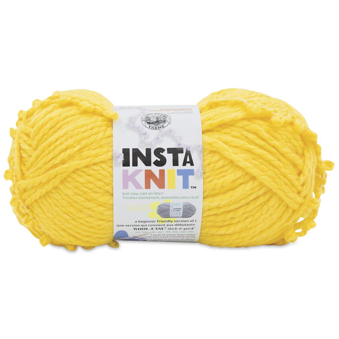 Open in modal - Lion Brand Yarn InstaKnit Yarn - Singing Like a Canary, 122 yds