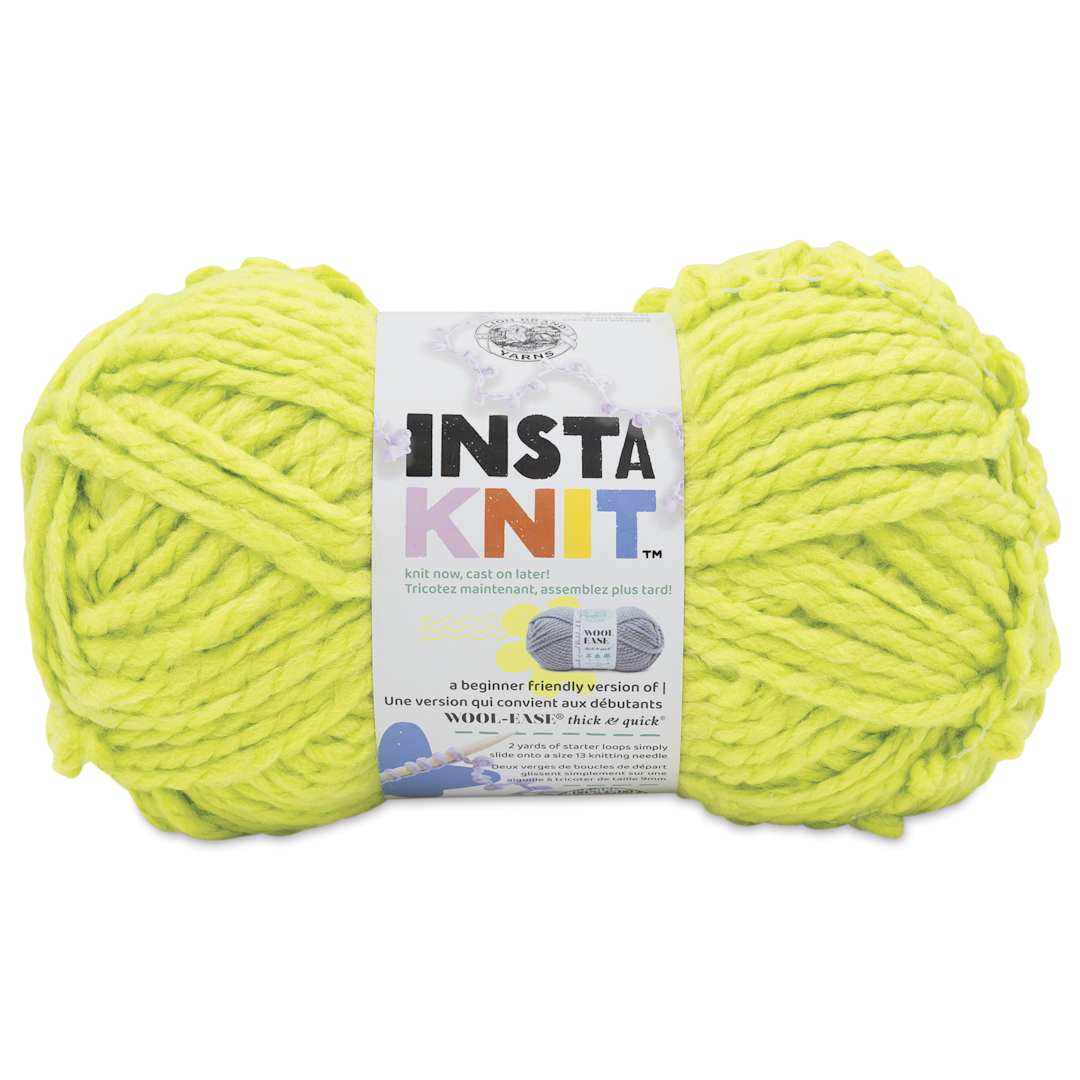 Open in modal - Lion Brand Yarn InstaKnit Yarn - Squeeze the Day, 122 yds