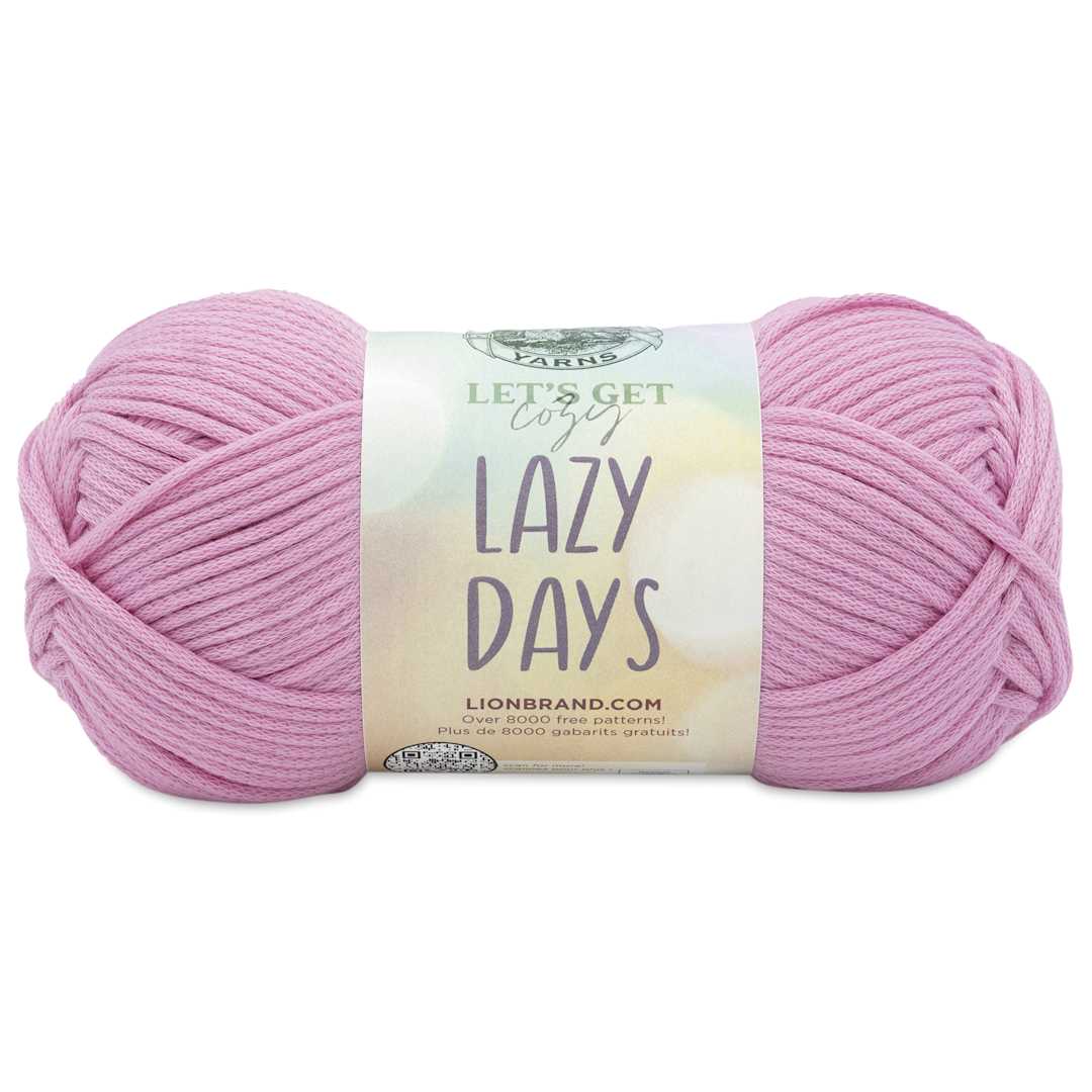 Open in modal - Lion Brand Yarn Lazy Days Yarn - Bubblegum, 179 yds