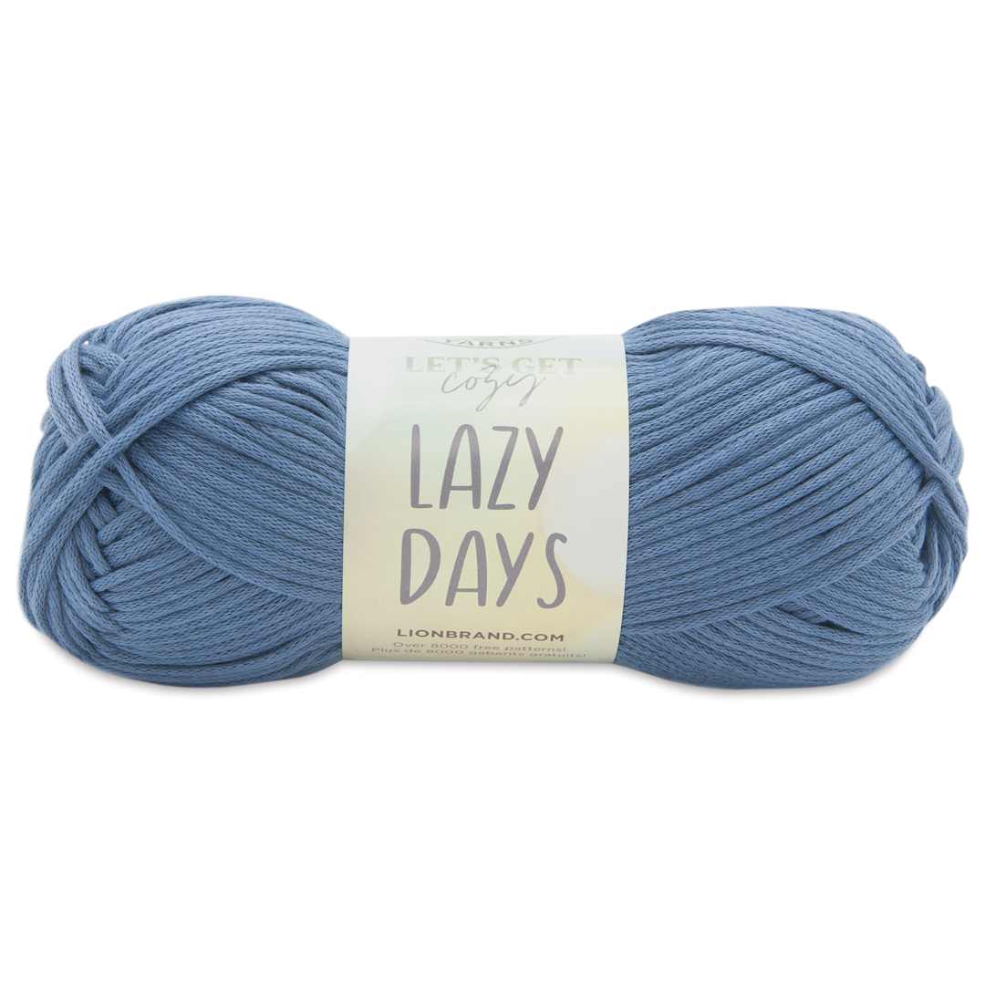 Open in modal - Lion Brand Yarn Lazy Days Yarn - Bluebell